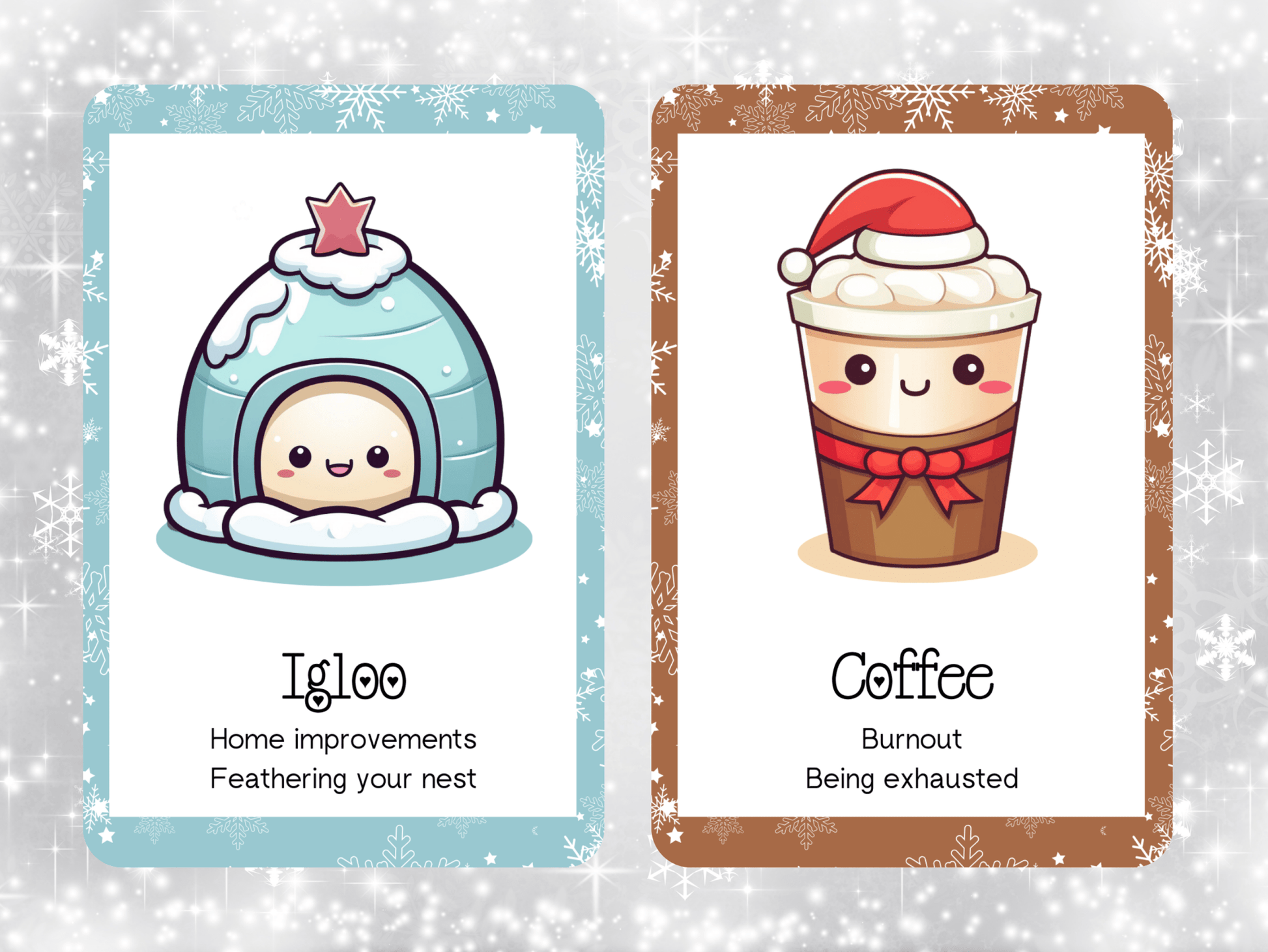 Retiring Soon! Cute Kawaii Christmas Oracle 🎄 A festive deck of joy, sweetness, and gentle seasonal guidance. - Hattie Thorn Tarot