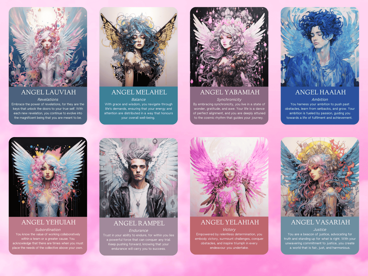 Angel Oracle Angelic Cards Angel Tarot Cards Doreen Virtue (Original, Rare) The