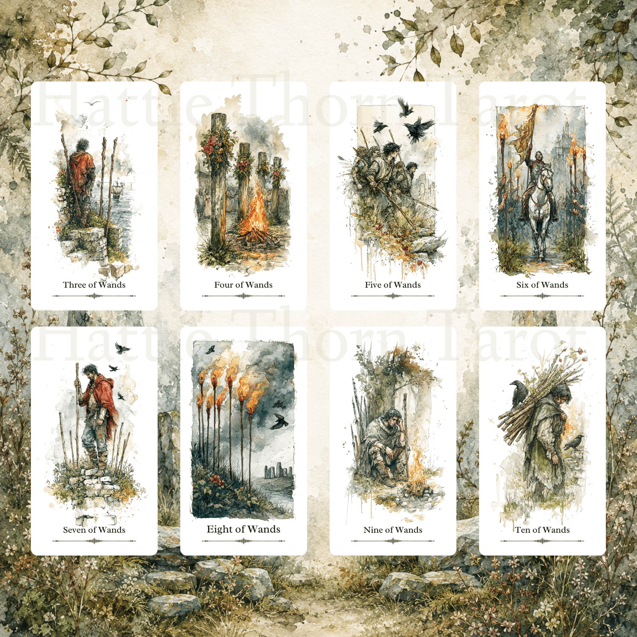 Sacred Isles Tarot 🐦‍⬛ ancient paths, forgotten legends, and timeless tarot wisdom woven through the wild landscapes of Britain. - Hattie Thorn Tarot