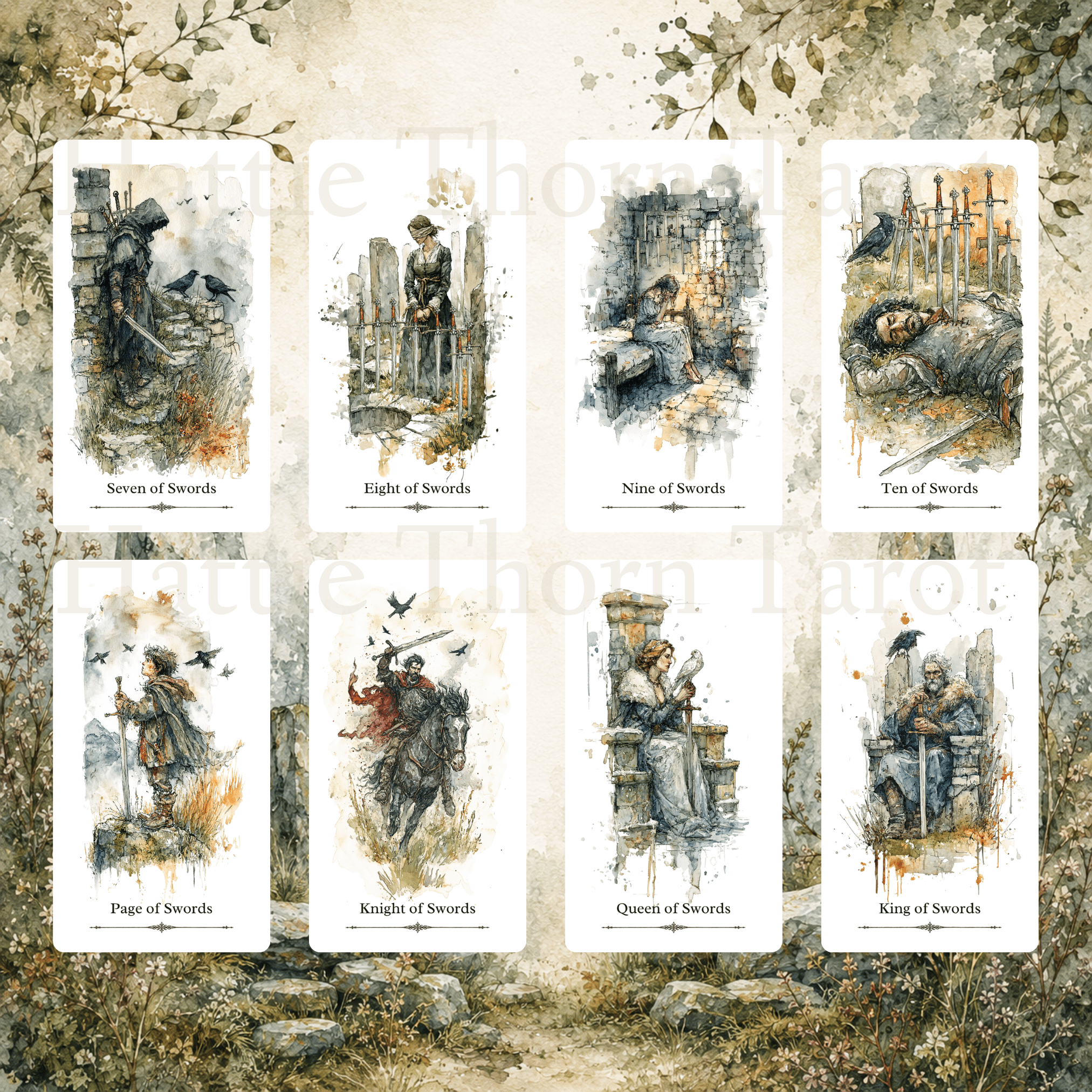 Sacred Isles Tarot & Oracle Bundle 🐦‍⬛ follow the stones, read the signs, and let 128 cards lead you through the myths and memories of ancient Britain. - Hattie Thorn Tarot