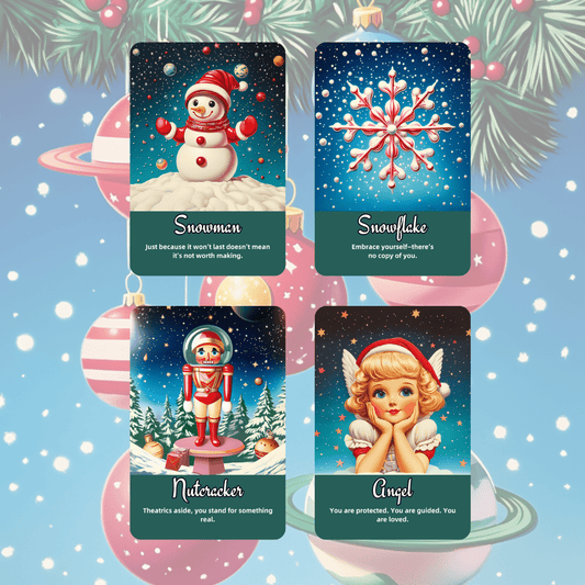 🎅 Sarsaparilla Christmas Oracle 🎅 — Sweet Nostalgia and Retro Pin - Up Christmas Magic - Hattie Thorn Tarot