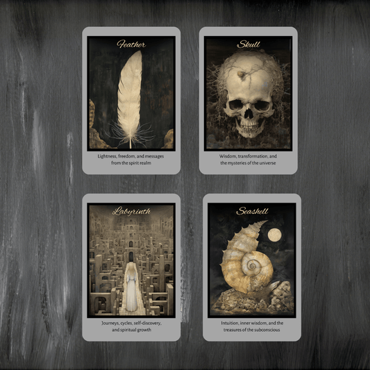 Shadow Fates Oracle 🌙 A 45 - card oracle deck for shadow work, folklore insight, and lunar reflection - Hattie Thorn Tarot