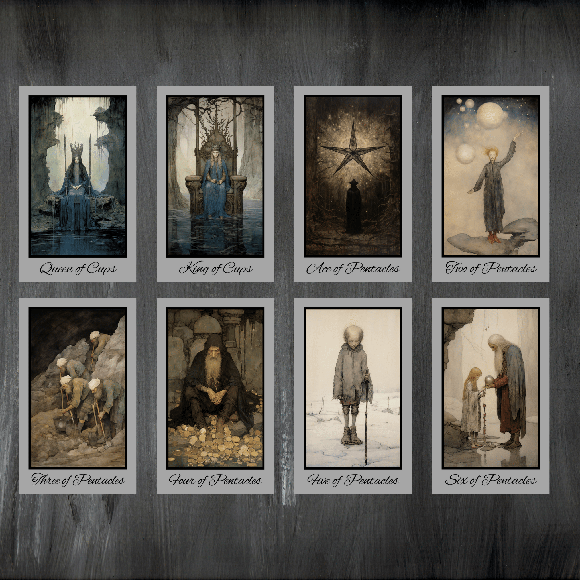Shadow Fates Tarot 🌙 A 78 - card dark fantasy deck steeped in folklore, myth, and the wisdom of shadow - Hattie Thorn Tarot