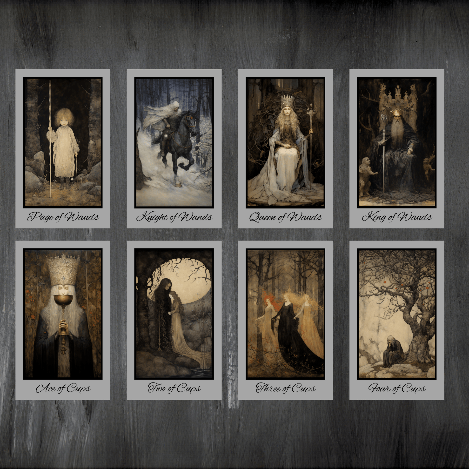 Shadow Fates Tarot 🌙 A 78 - card dark fantasy deck steeped in folklore, myth, and the wisdom of shadow - Hattie Thorn Tarot