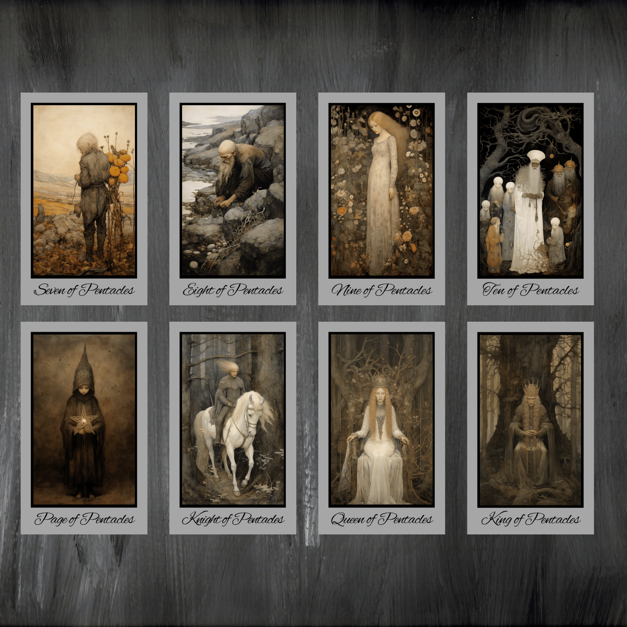Shadow Fates Tarot 🌙 A 78 - card dark fantasy deck steeped in folklore, myth, and the wisdom of shadow - Hattie Thorn Tarot