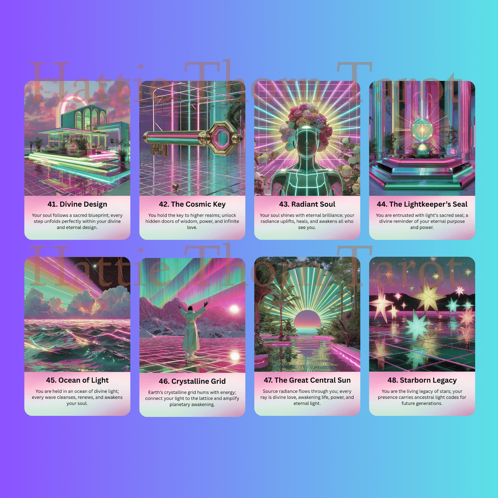 ✨ Starborn Oracle — A Celestial Gateway of Light & Remembrance ✨ - Hattie Thorn Tarot