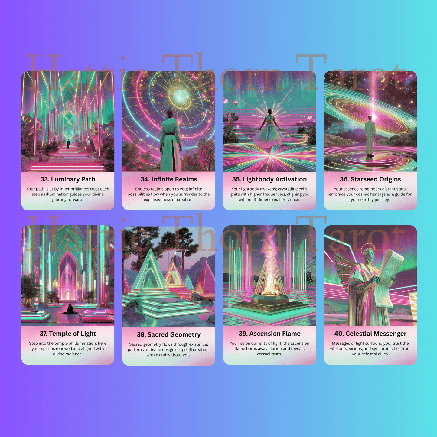 ✨ Starborn Oracle — A Celestial Gateway of Light & Remembrance ✨ - Hattie Thorn Tarot