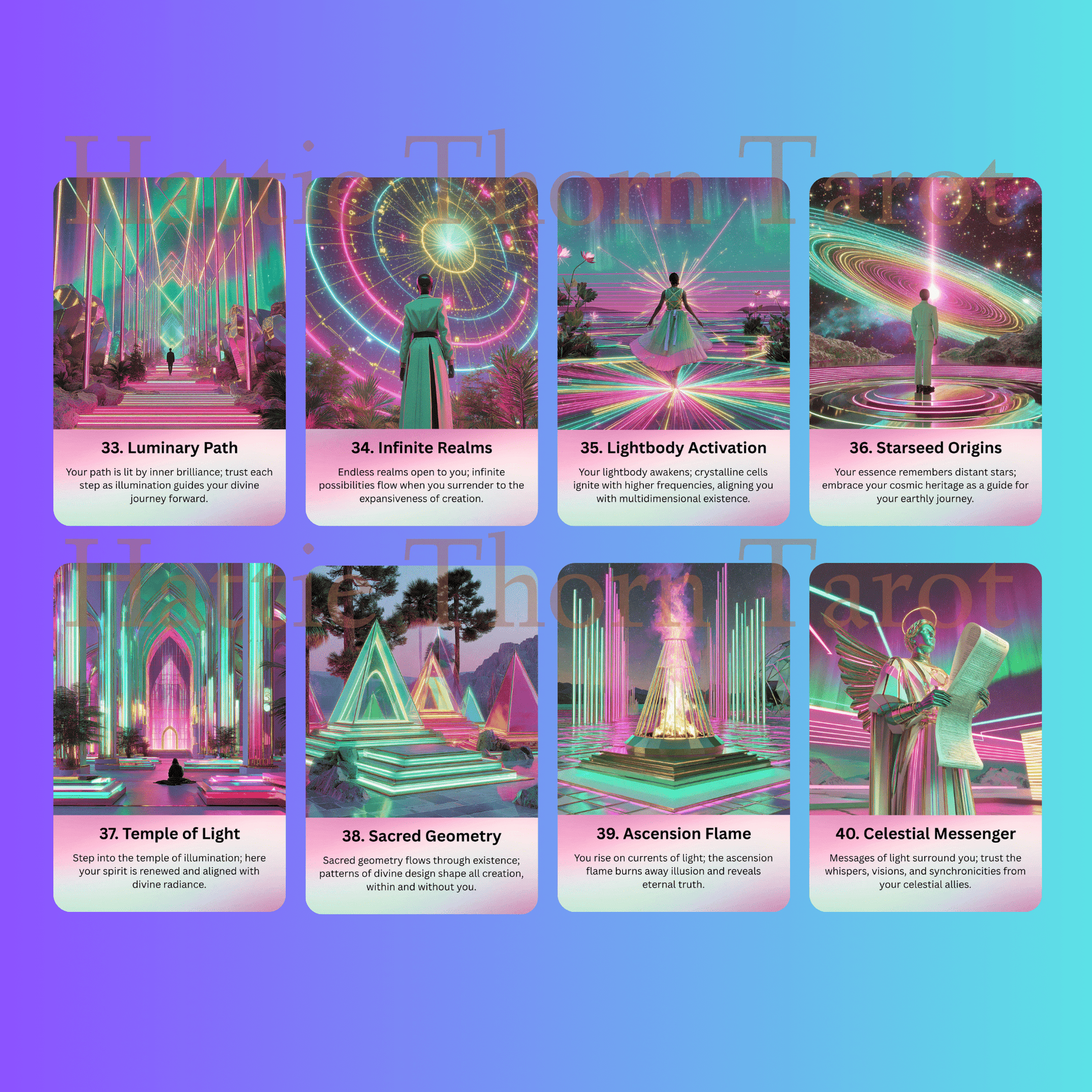 ✨ Starborn Oracle — A Celestial Gateway of Light & Remembrance ✨ - Hattie Thorn Tarot