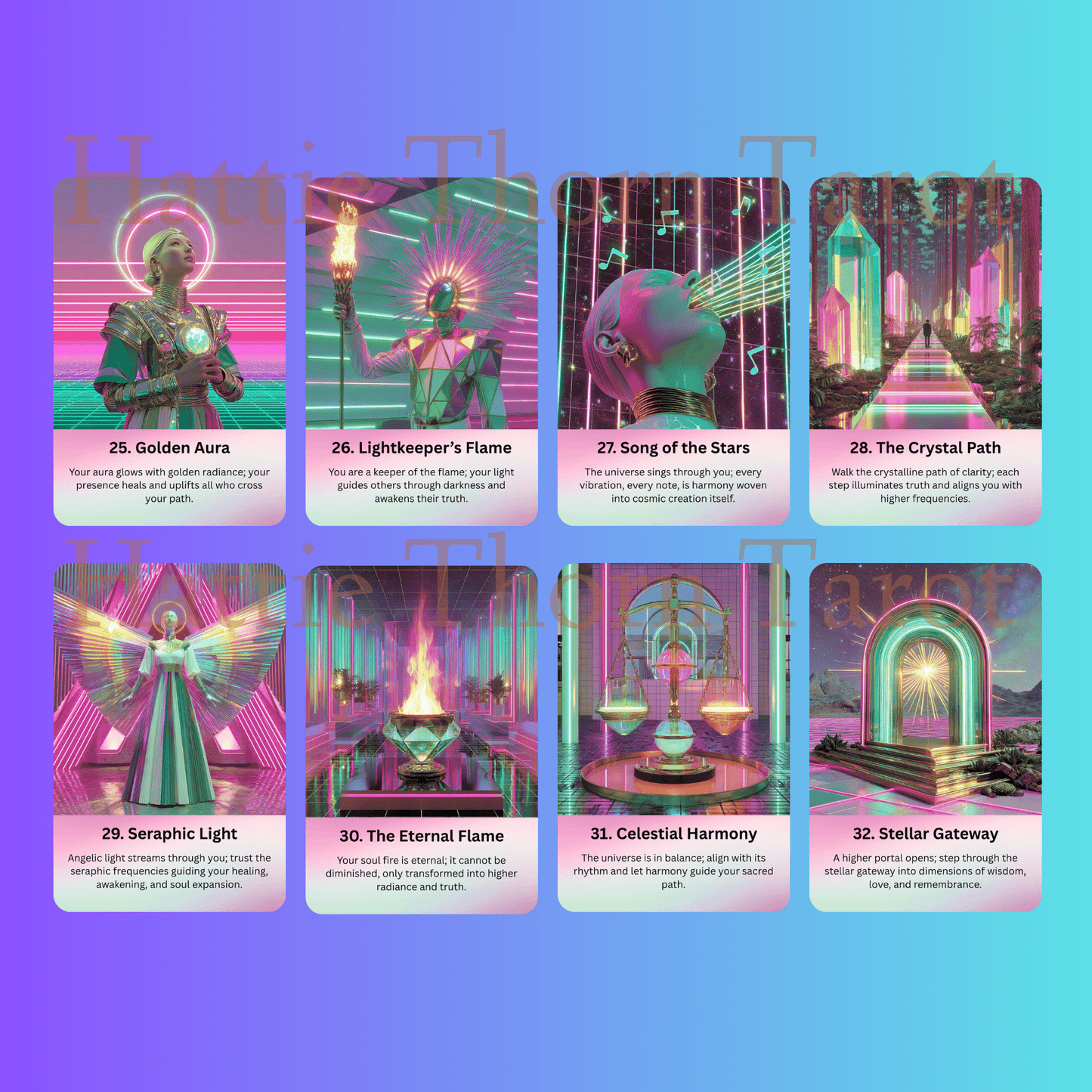 ✨ Starborn Oracle — A Celestial Gateway of Light & Remembrance ✨ - Hattie Thorn Tarot