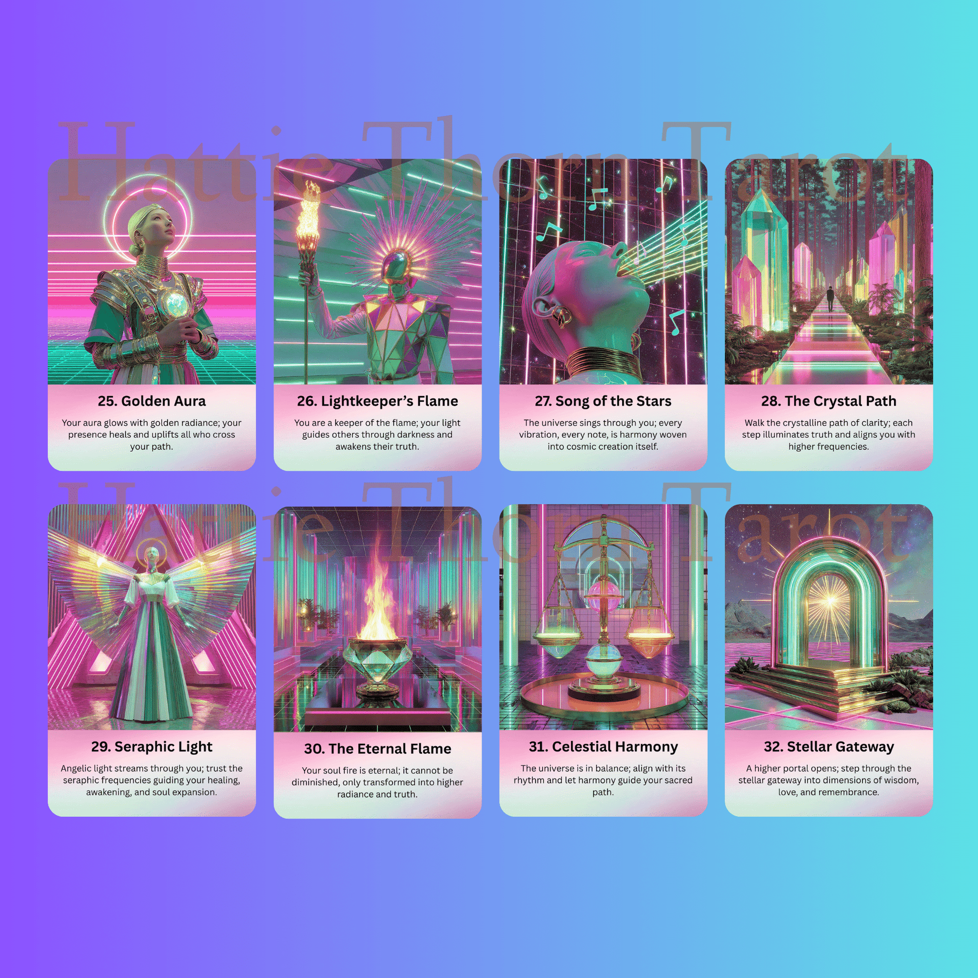 ✨ Starborn Oracle — A Celestial Gateway of Light & Remembrance ✨ - Hattie Thorn Tarot