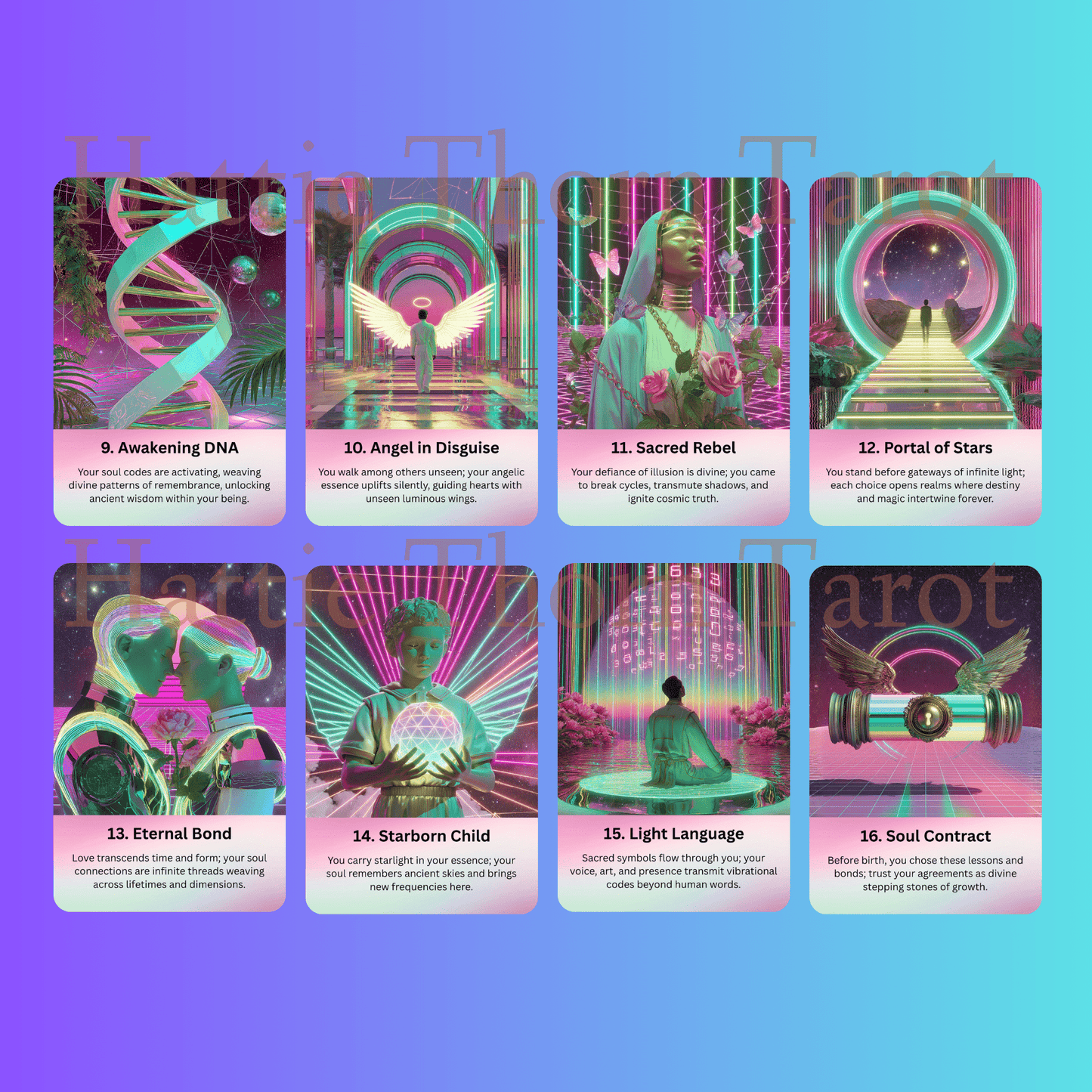 ✨ Starborn Oracle — A Celestial Gateway of Light & Remembrance ✨ - Hattie Thorn Tarot