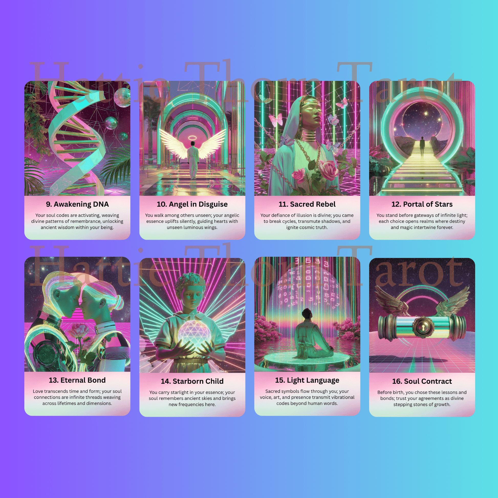 ✨ Starborn Oracle — A Celestial Gateway of Light & Remembrance ✨ - Hattie Thorn Tarot