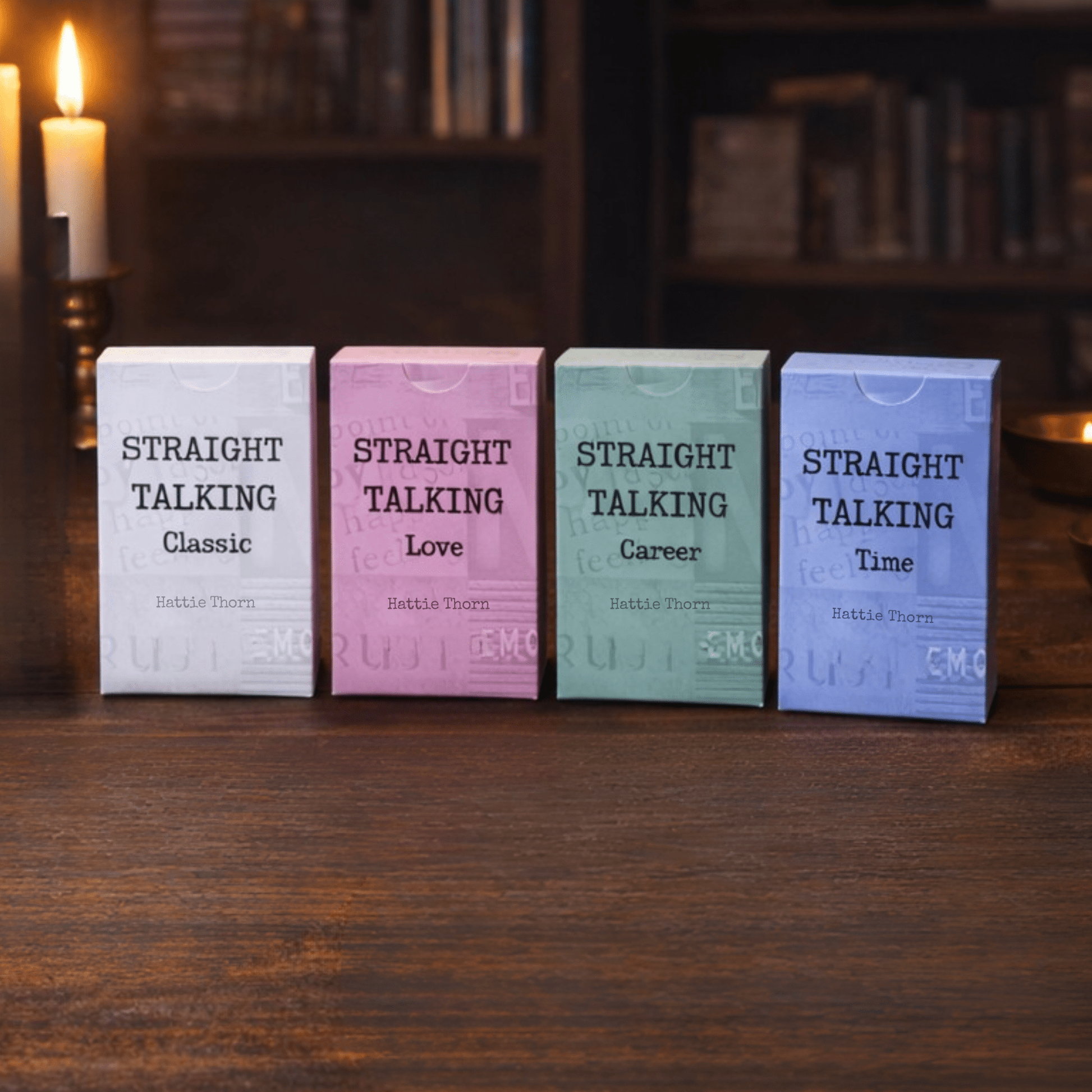 Straight Talking Clarifier Bundle ♦ Four direct - reading decks to sharpen your tarot spreads 🔮 - Hattie Thorn Tarot