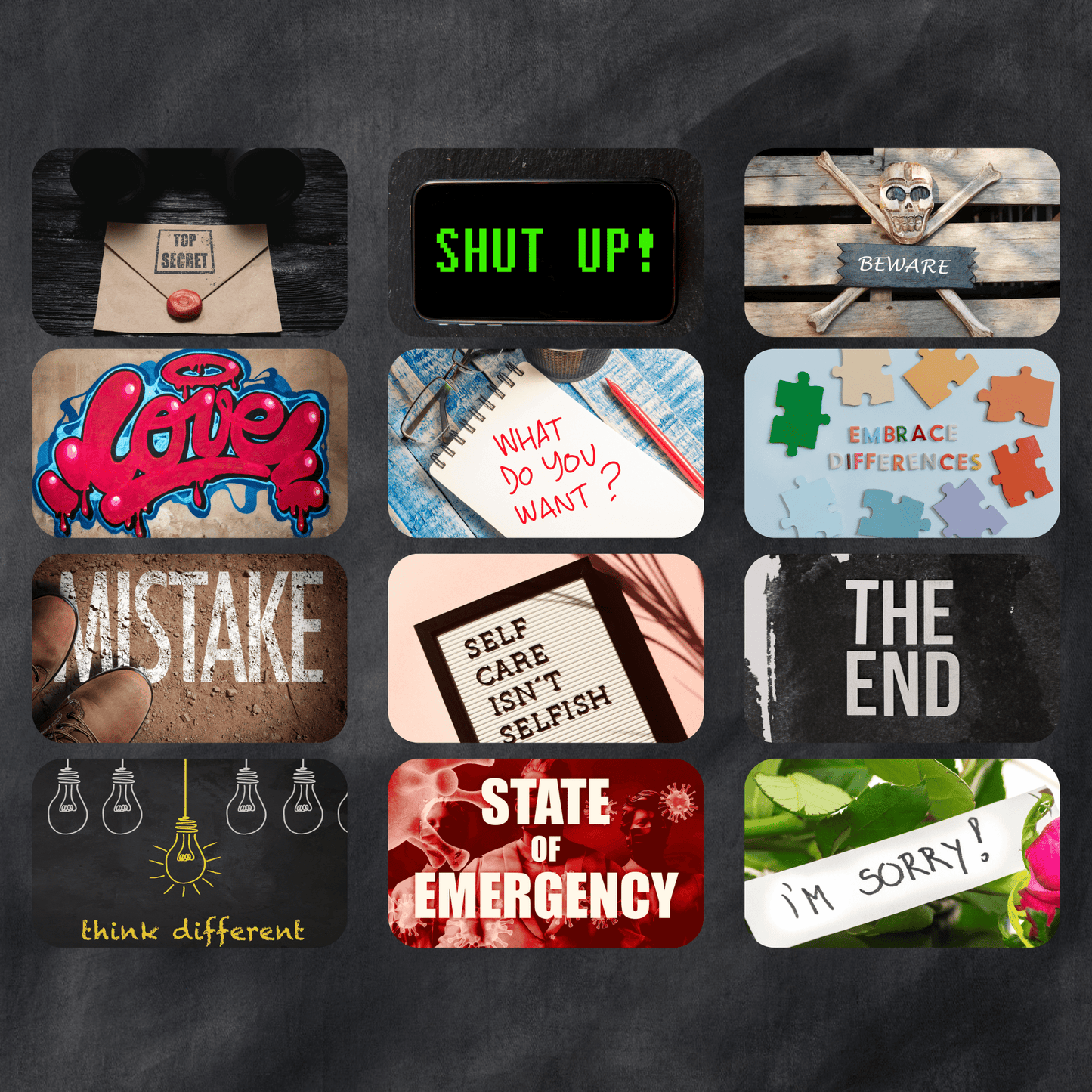 Straight Talking Classic 🗣️ ♦ Direct clarifier cards that cut through confusion and say exactly what needs to be said. - Hattie Thorn Tarot