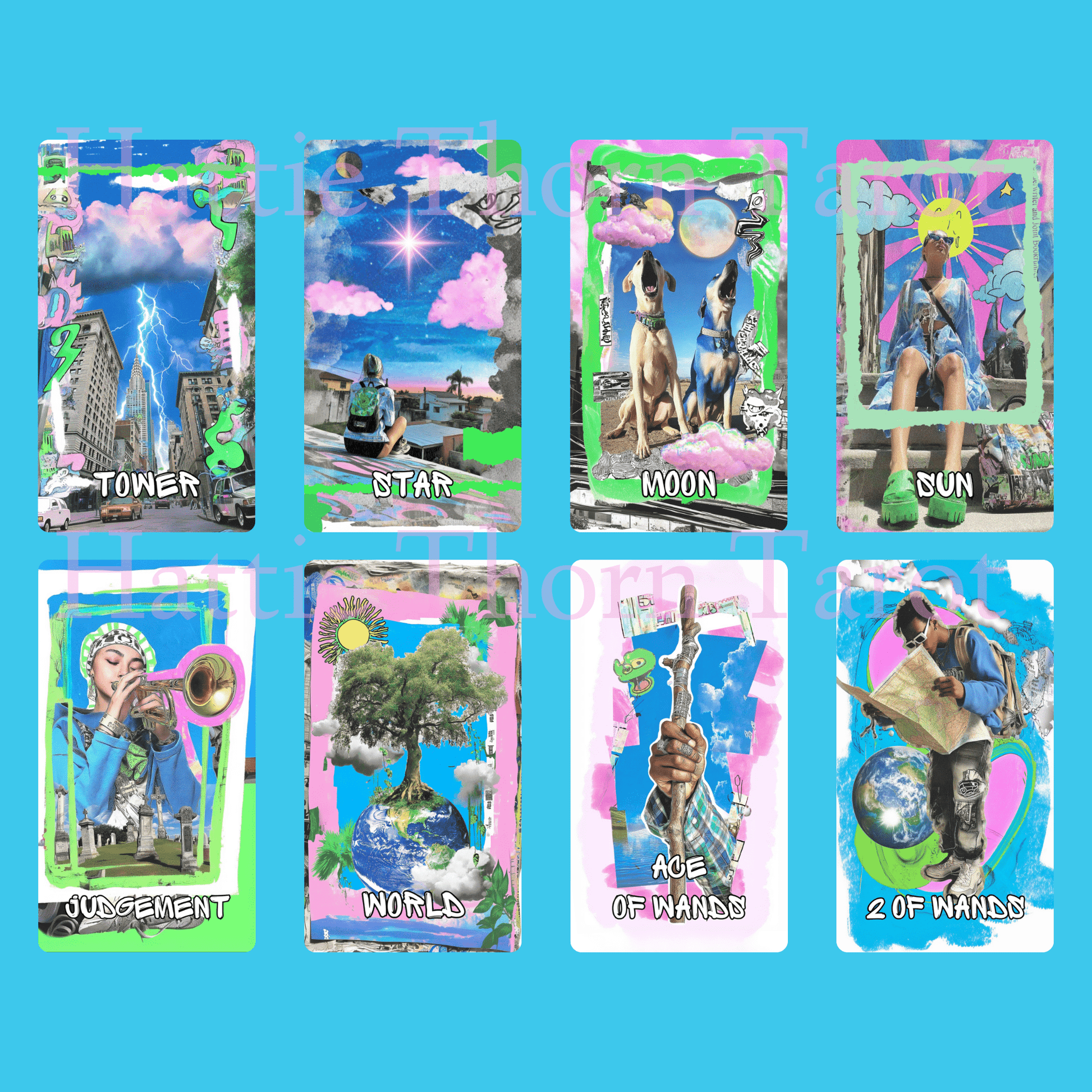 Street Prophets Tarot & Oracle Bundle 🚧 Two decks. One voice. All the streetwise prophecy you need. - Hattie Thorn Tarot