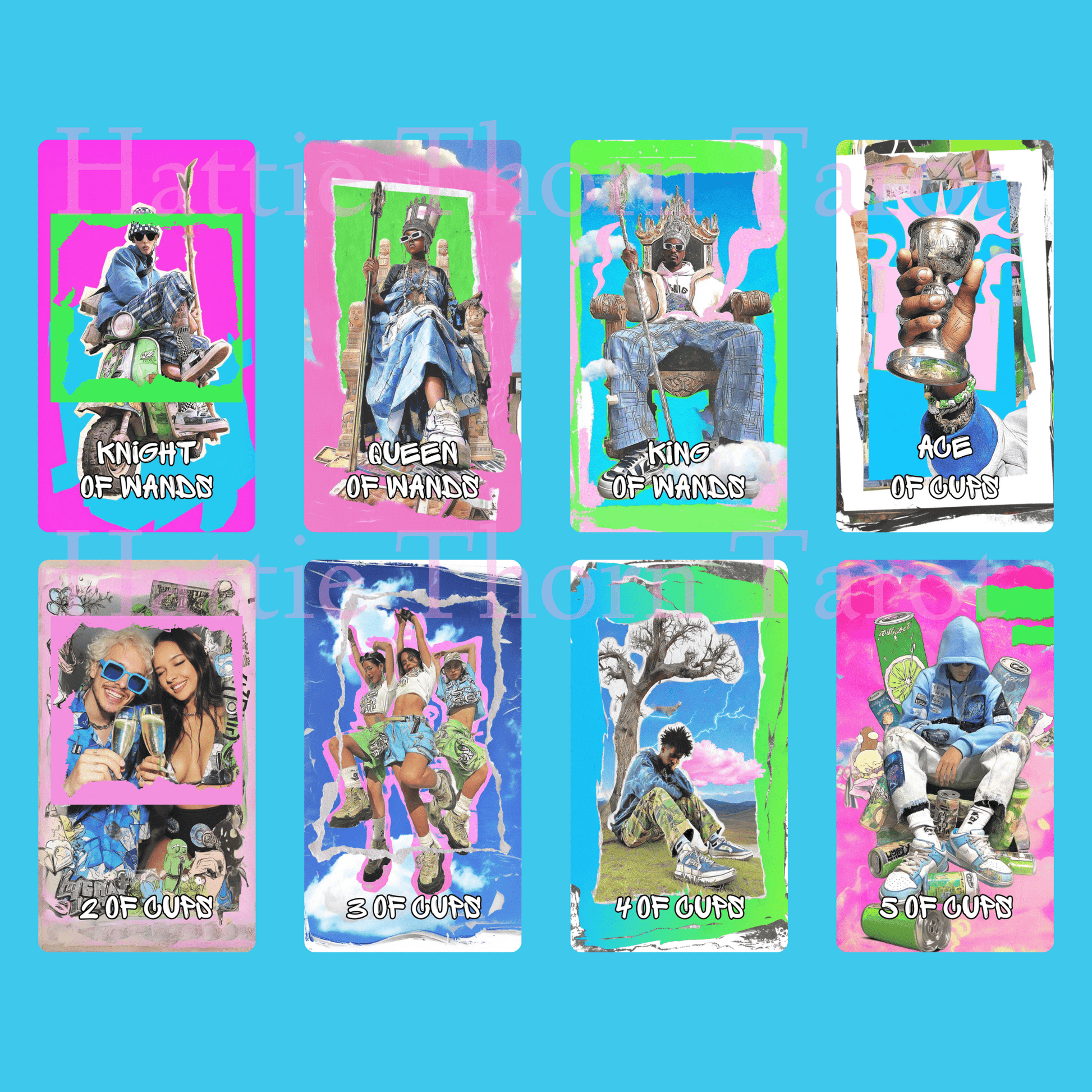 Street Prophets Tarot & Oracle Bundle 🚧 Two decks. One voice. All the streetwise prophecy you need. - Hattie Thorn Tarot
