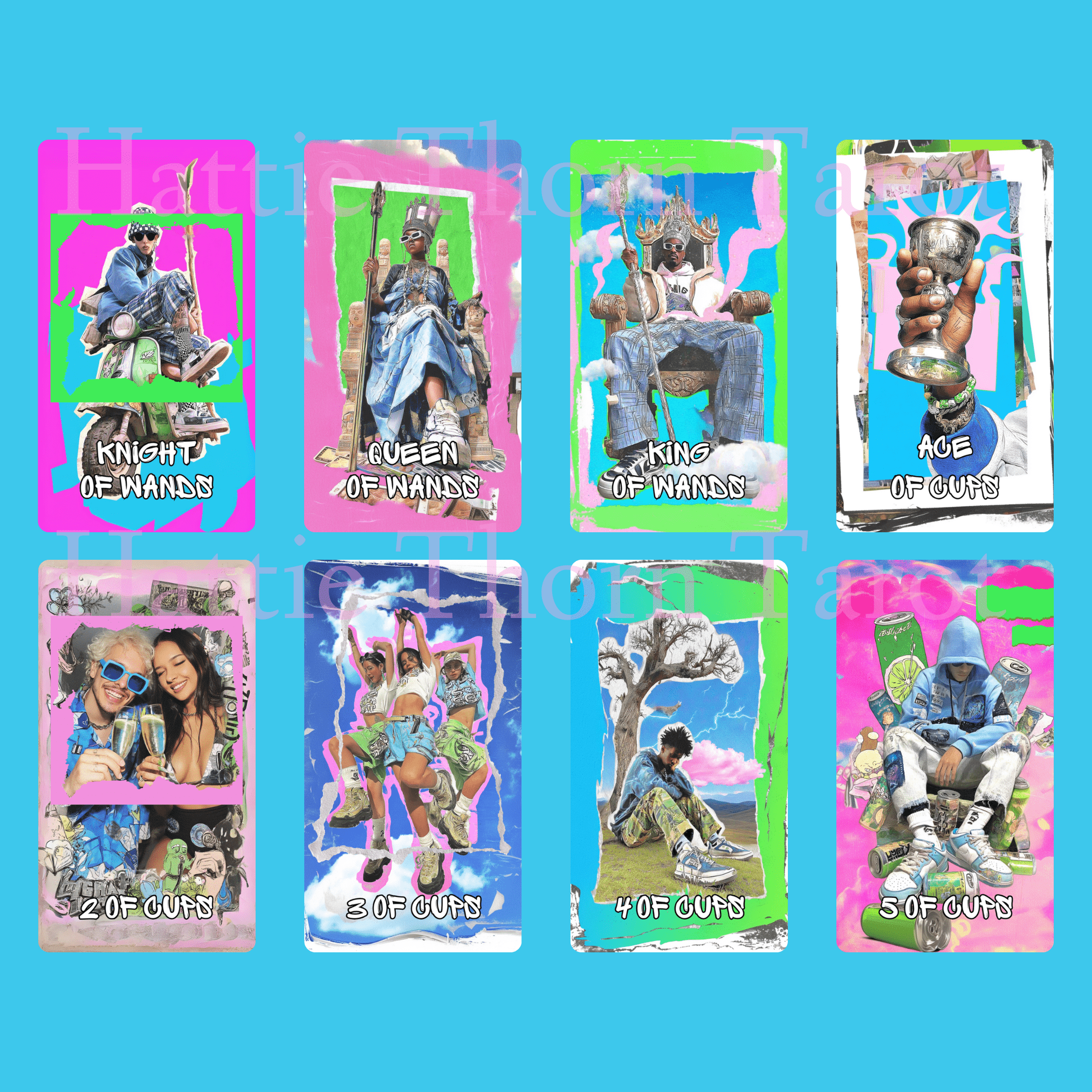 Street Prophets Tarot & Oracle Bundle 🚧 Two decks. One voice. All the streetwise prophecy you need. - Hattie Thorn Tarot