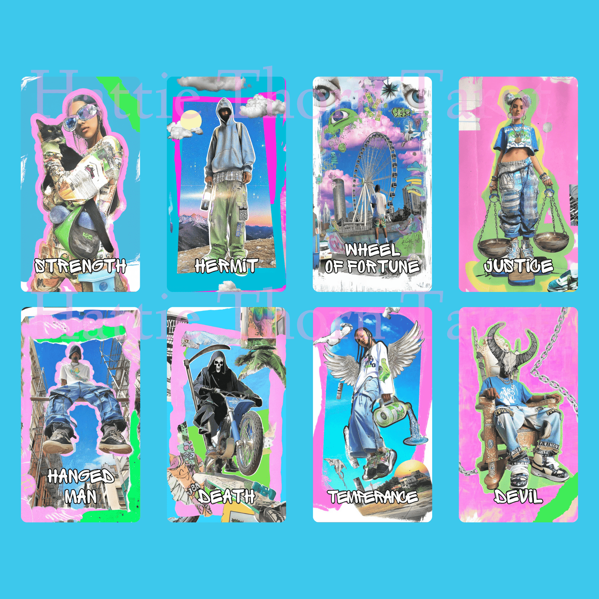 Street Prophets Tarot & Oracle Bundle 🚧 Two decks. One voice. All the streetwise prophecy you need. - Hattie Thorn Tarot