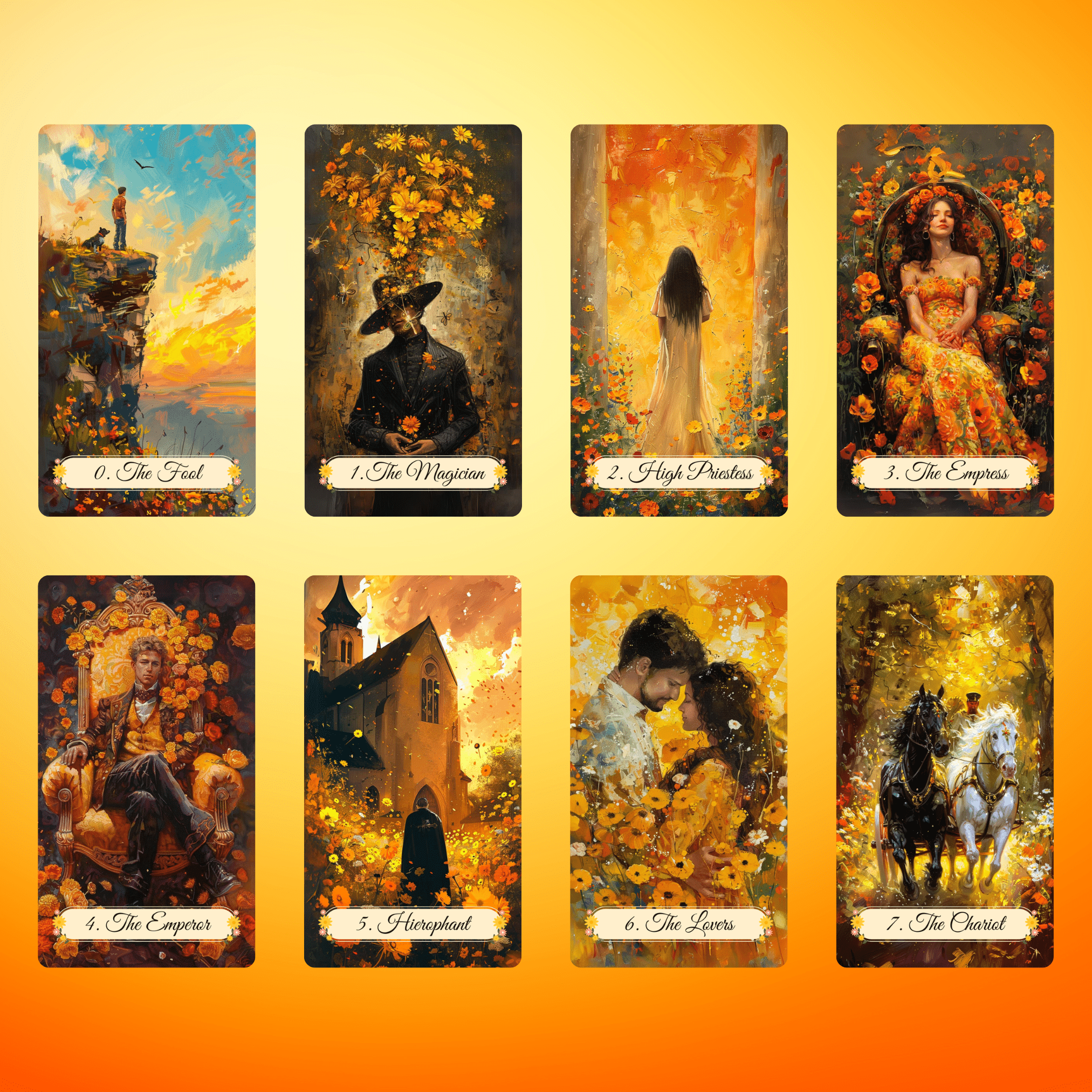 Summer Meadow Tarot 🌻 A 78 - card tarot deck basking in sunshine, wildflowers, and midyear clarity - Hattie Thorn Tarot