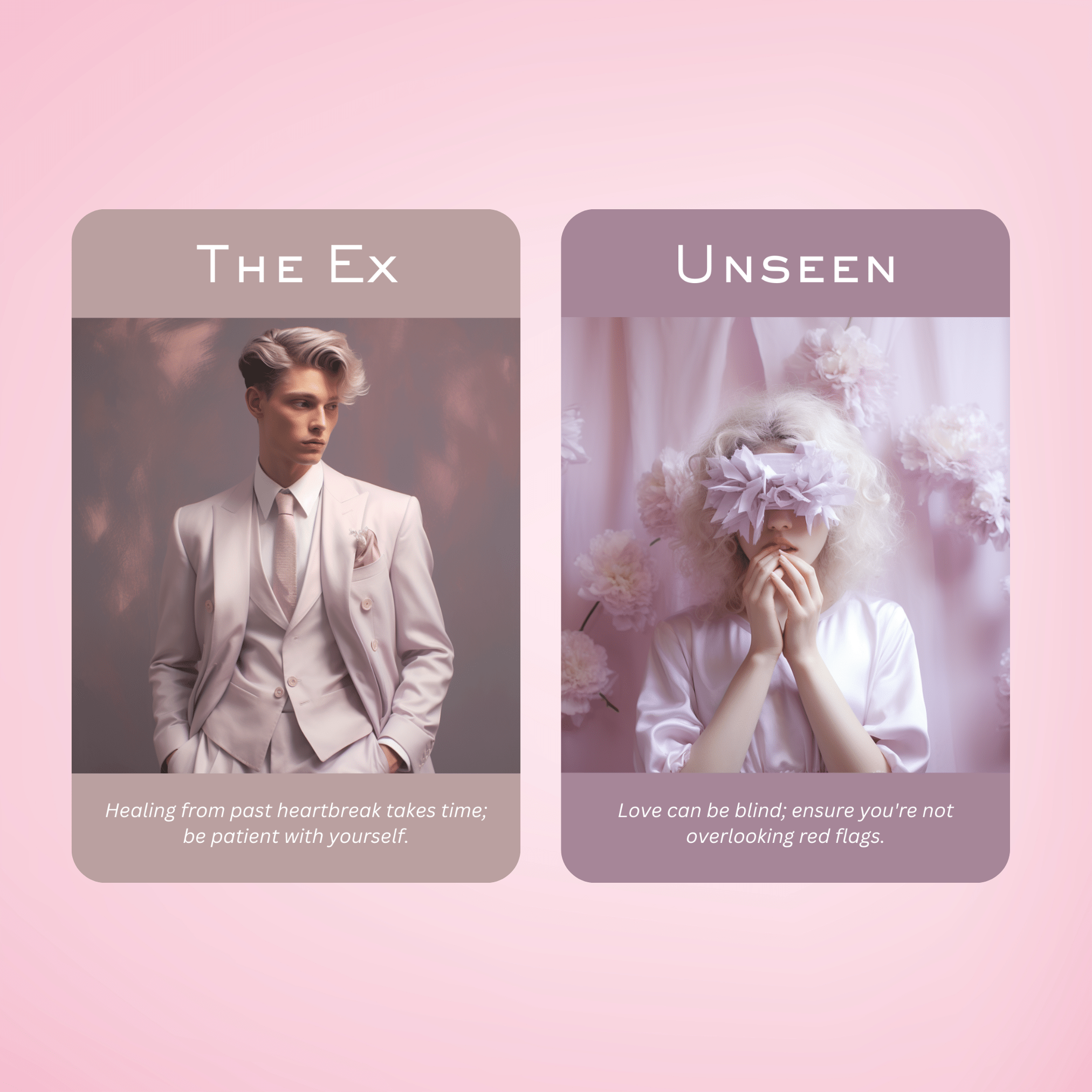 The Romance and Love Oracle 💕 Unlock the secrets of the heart with this soulful 50 - card love oracle. - Hattie Thorn Tarot