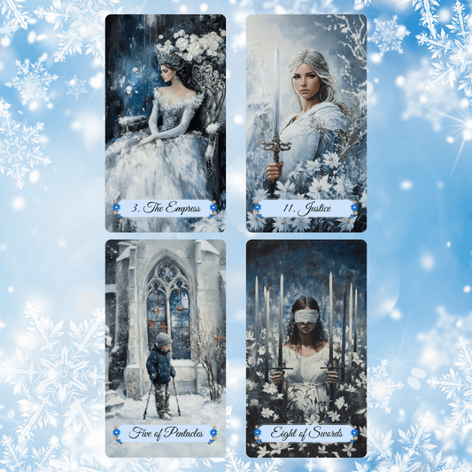 Winter Pastures Tarot ❄️ A 78 - card deck of stillness, reflection, and winter’s quiet wisdom - Hattie Thorn Tarot