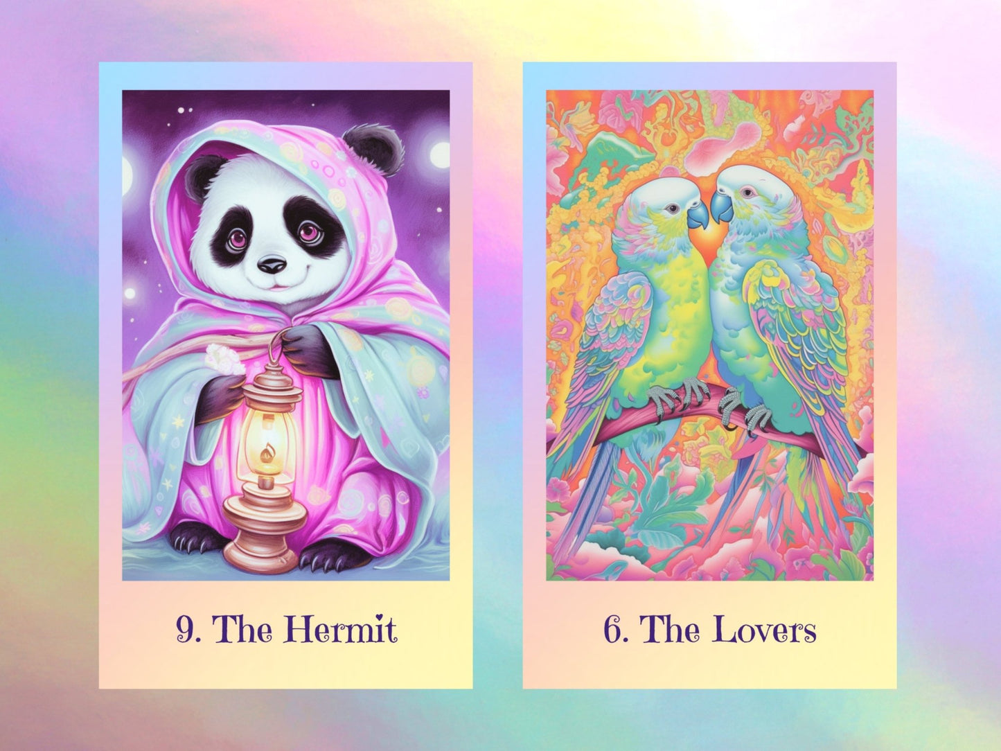 Retiring Soon! Sugar and Spice Tarot 🍭 A candy - coloured twist on classic tarot, sprinkled with charm and animal magic. - Hattie Thorn Tarot